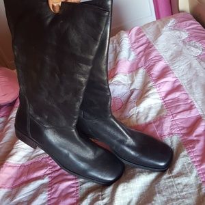 Black leather Boots! New without tag!